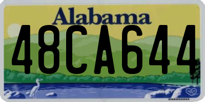 AL license plate 48CA644