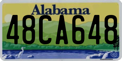 AL license plate 48CA648