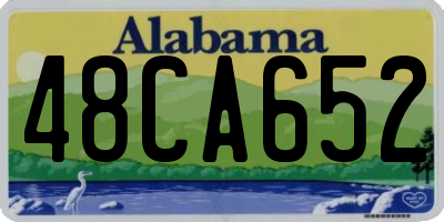 AL license plate 48CA652