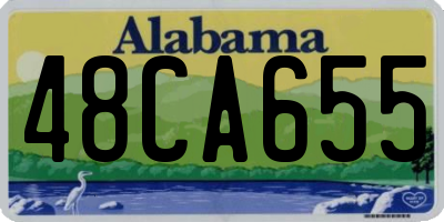 AL license plate 48CA655