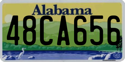 AL license plate 48CA656