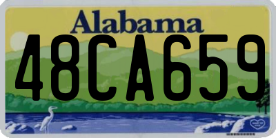 AL license plate 48CA659