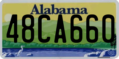 AL license plate 48CA660