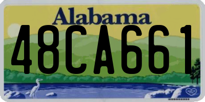 AL license plate 48CA661
