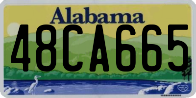 AL license plate 48CA665