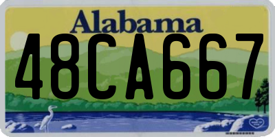 AL license plate 48CA667
