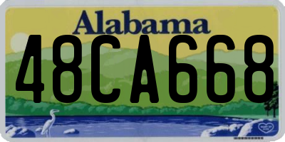AL license plate 48CA668