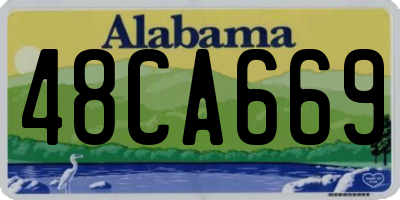 AL license plate 48CA669
