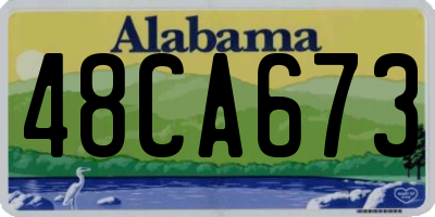 AL license plate 48CA673