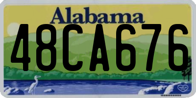 AL license plate 48CA676