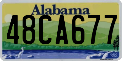 AL license plate 48CA677