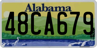 AL license plate 48CA679