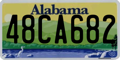 AL license plate 48CA682