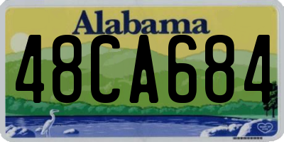 AL license plate 48CA684