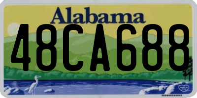 AL license plate 48CA688
