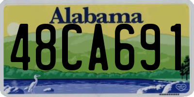 AL license plate 48CA691