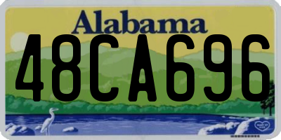 AL license plate 48CA696