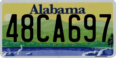 AL license plate 48CA697
