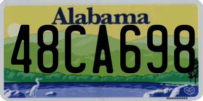 AL license plate 48CA698