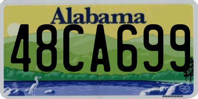 AL license plate 48CA699