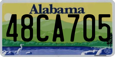 AL license plate 48CA705