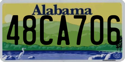 AL license plate 48CA706