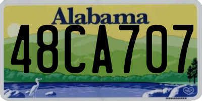 AL license plate 48CA707