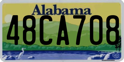 AL license plate 48CA708
