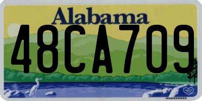 AL license plate 48CA709