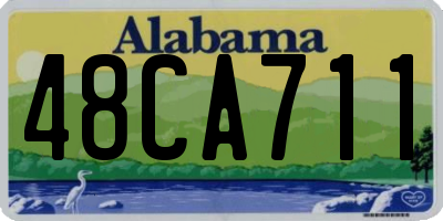 AL license plate 48CA711