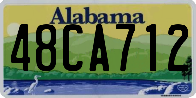 AL license plate 48CA712