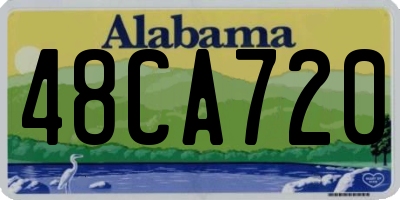 AL license plate 48CA720