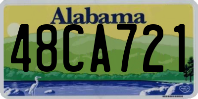 AL license plate 48CA721