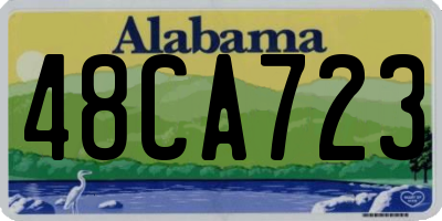 AL license plate 48CA723