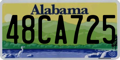 AL license plate 48CA725