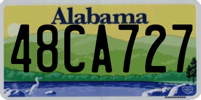 AL license plate 48CA727