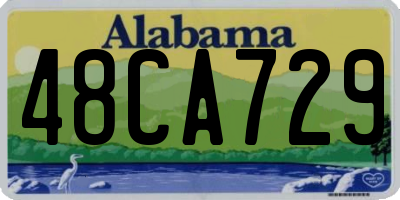 AL license plate 48CA729