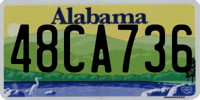 AL license plate 48CA736