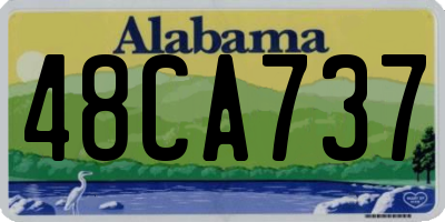 AL license plate 48CA737
