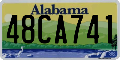 AL license plate 48CA741