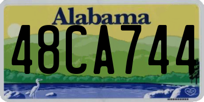 AL license plate 48CA744
