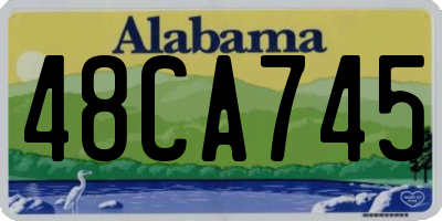 AL license plate 48CA745
