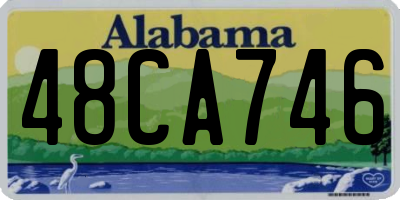 AL license plate 48CA746