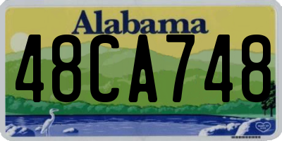 AL license plate 48CA748