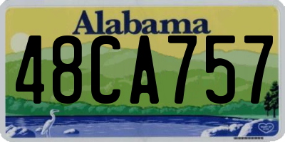 AL license plate 48CA757