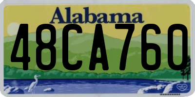 AL license plate 48CA760
