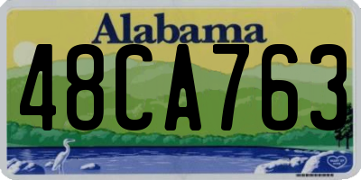 AL license plate 48CA763