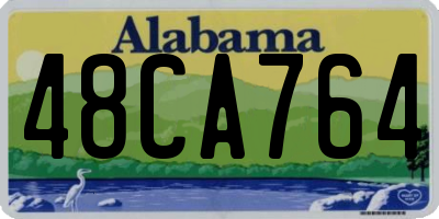 AL license plate 48CA764