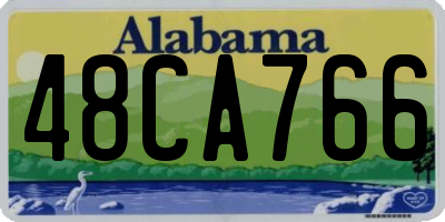AL license plate 48CA766