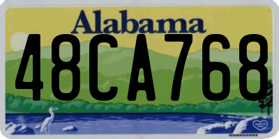 AL license plate 48CA768